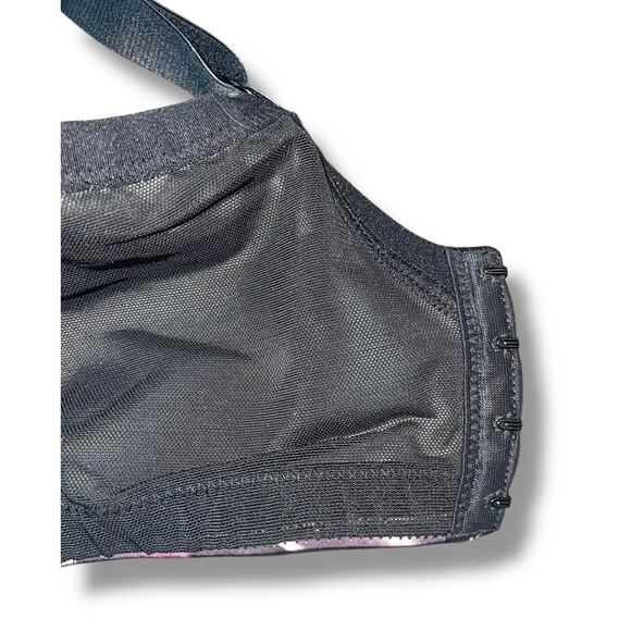 Torrid Active 40DDD Sports Bra 40F Underwire Smoke Print Run High Impact Purple - Picture 8 of 14